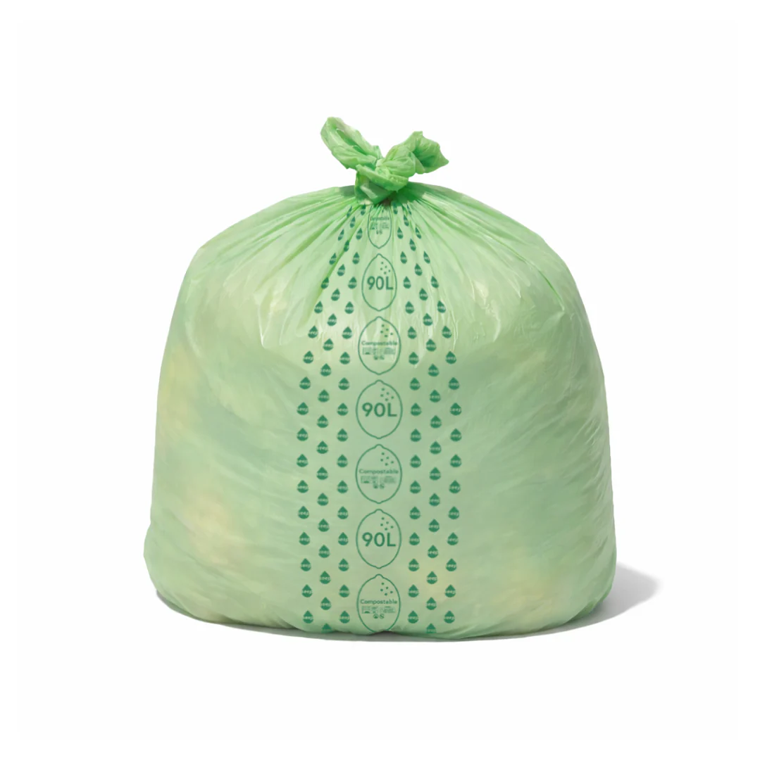 90L Eco Green Garden Waste Bags - Image 3
