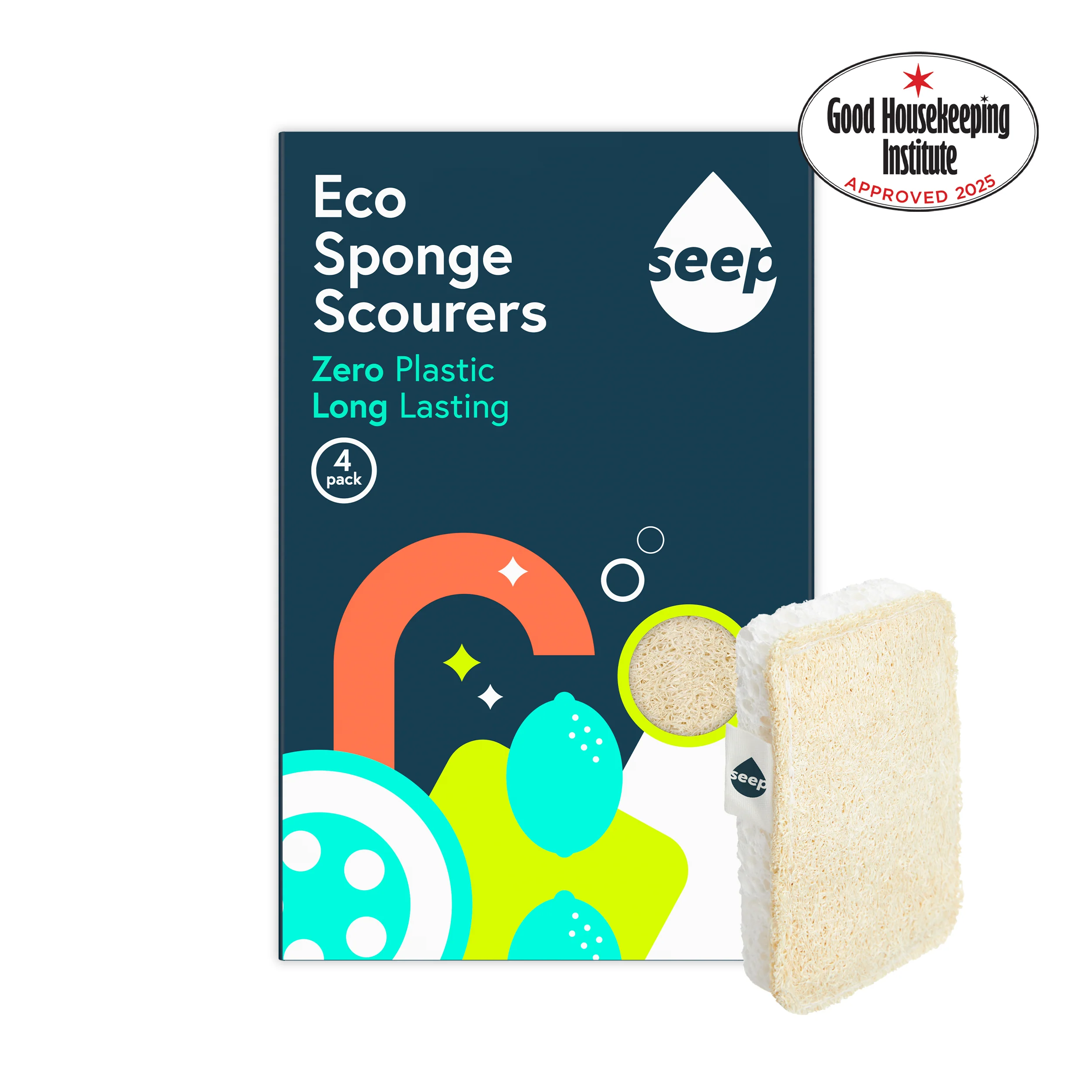 Eco Sponge Scourers (4 sponges) - Image 8